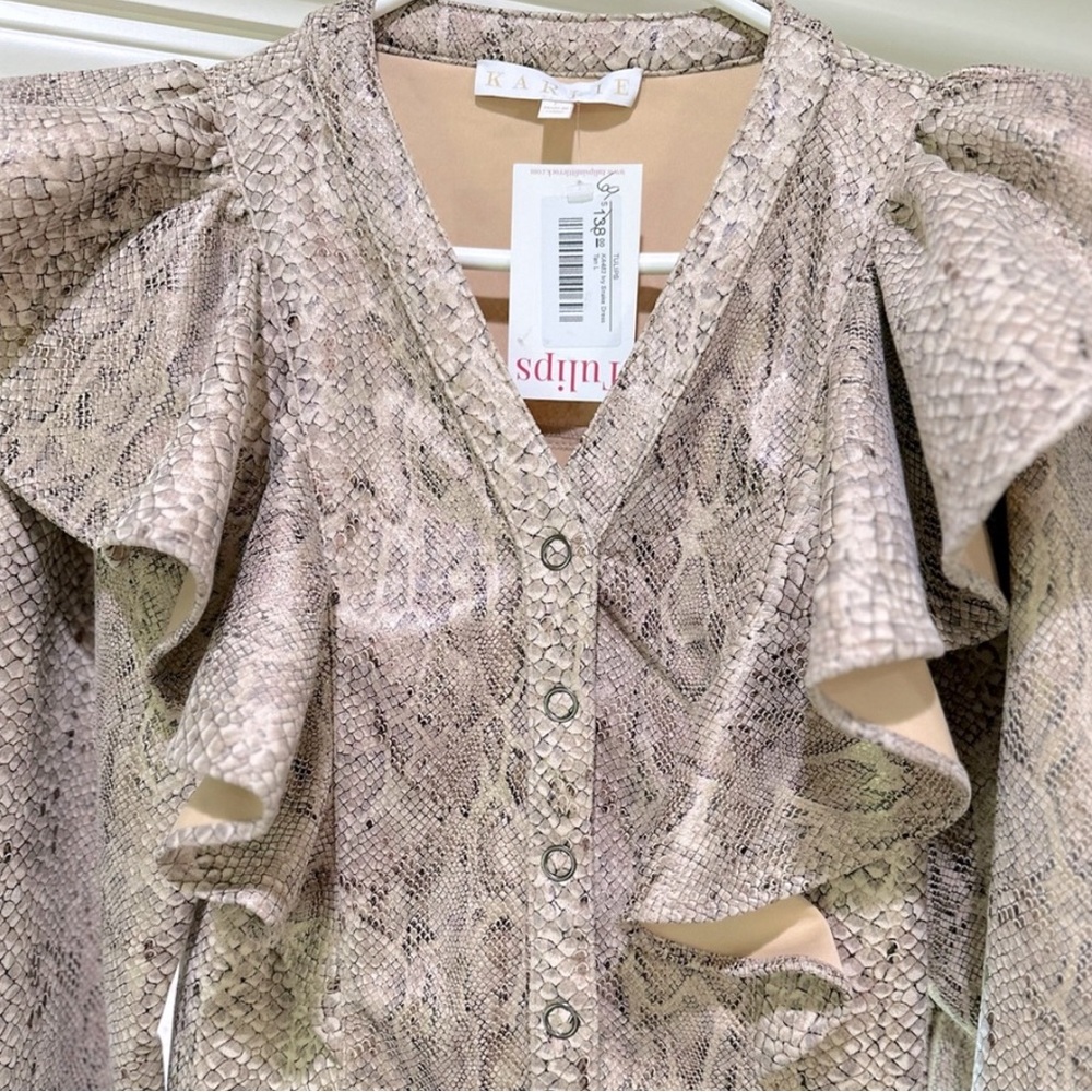 Snake Print Dress